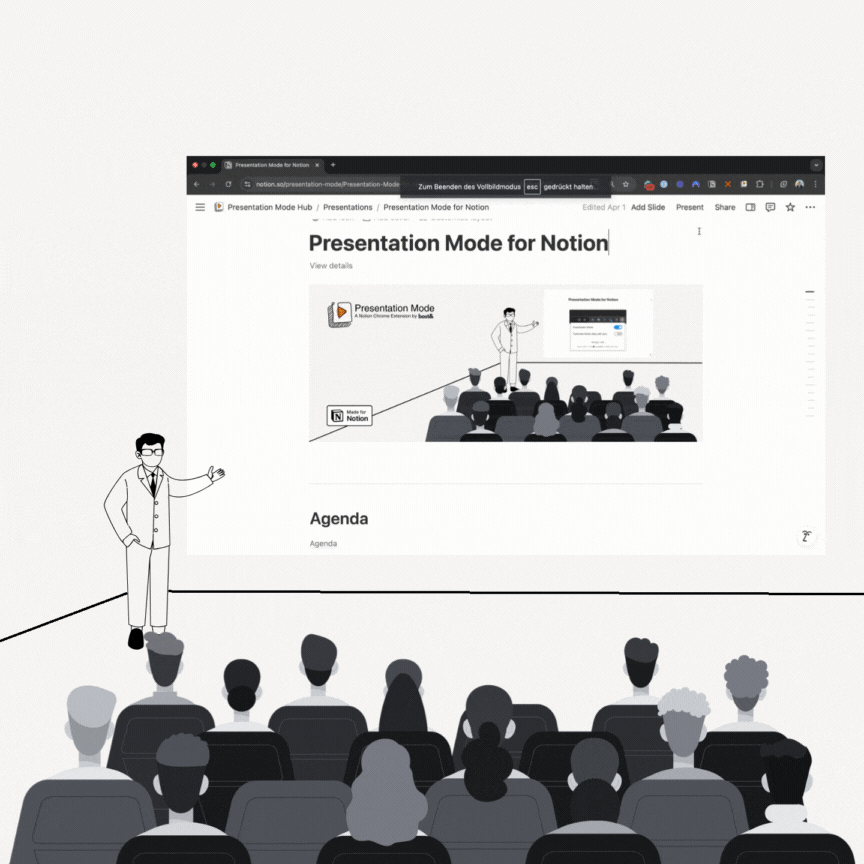 Presentation Mode for Notion